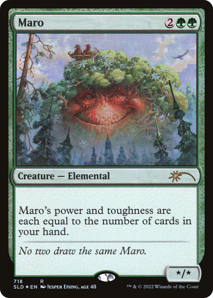 Maro (718) (SLD-718) [Secret Lair] Drop Foil MTG Single Wizards of the Coast