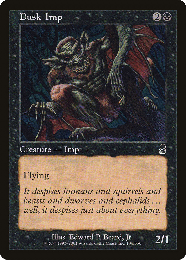 Dusk Imp (ODY-131) [Odyssey] MTG Single Wizards of the Coast