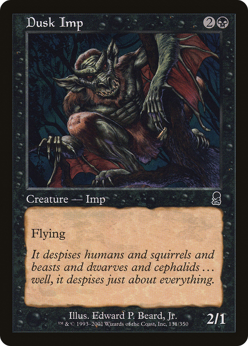 Dusk Imp (ODY-131) [Odyssey] MTG Single Wizards of the Coast