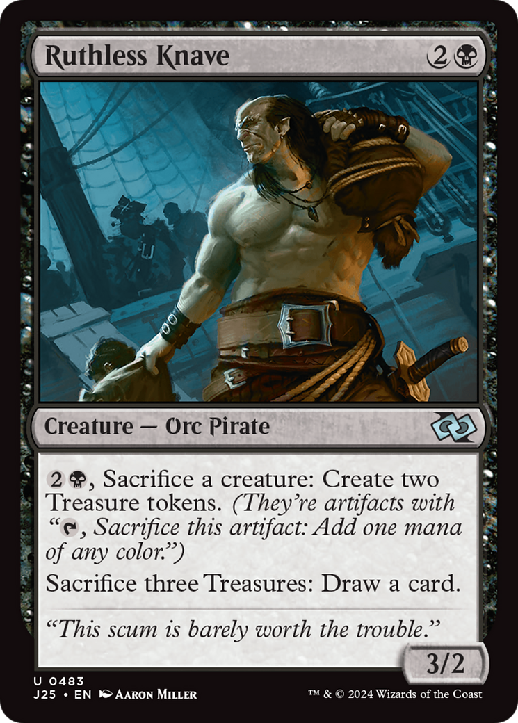 Ruthless Knave (J25-483) [Foundations Jumpstart] MTG Single Wizards of the Coast