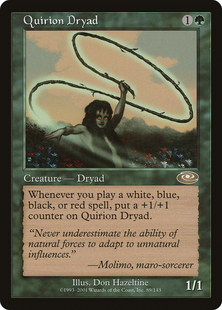 Quirion Dryad (PLS-089) [Planeshift] Foil MTG Single Wizards of the Coast