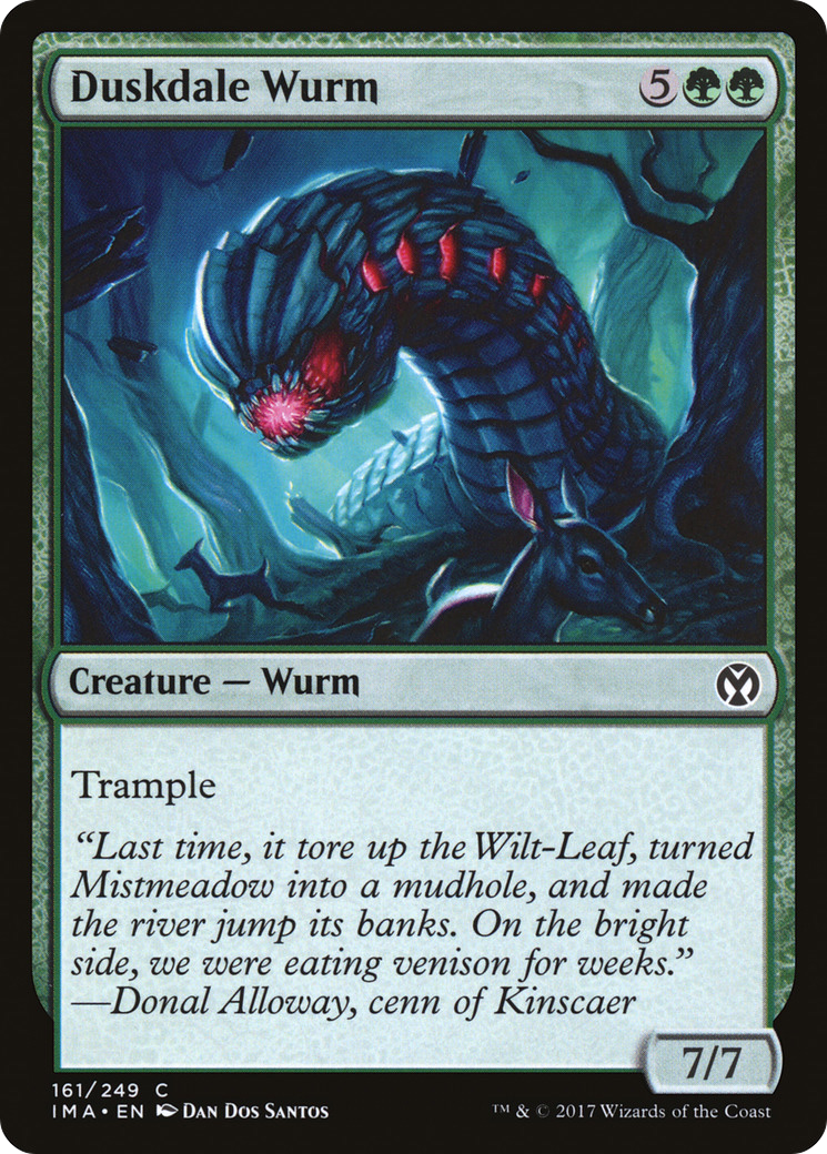 Duskdale Wurm (IMA-161) [Iconic Masters] Foil MTG Single Wizards of the Coast