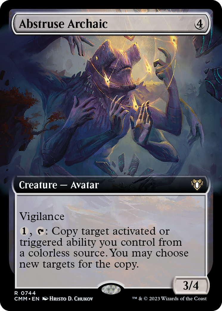 Abstruse Archaic (CMM-744) [Commander Masters] (Extended Art) MTG Single Wizards of the Coast