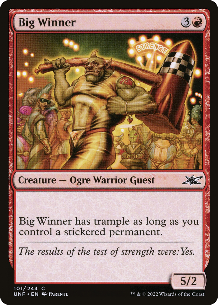 Big Winner (UNF-101) [Unfinity] MTG Single Wizards of the Coast