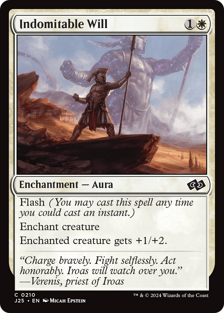 Indomitable Will (J25-210) [Foundations Jumpstart] MTG Single Wizards of the Coast
