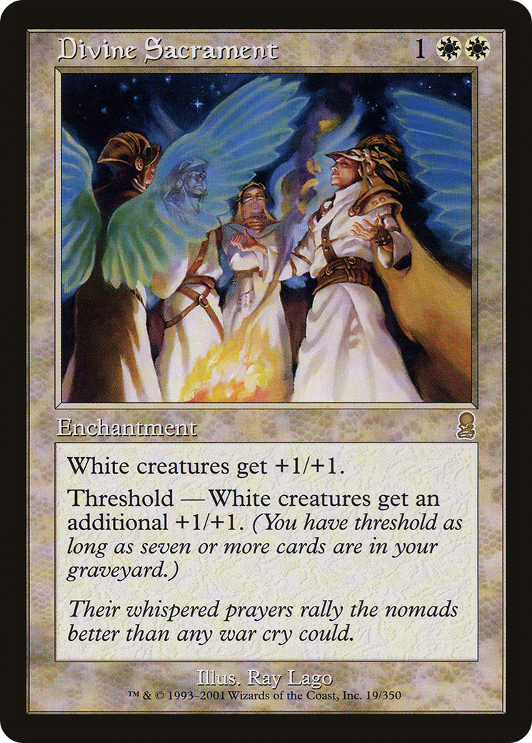 Divine Sacrament (ODY-019) [Odyssey] Foil MTG Single Wizards of the Coast