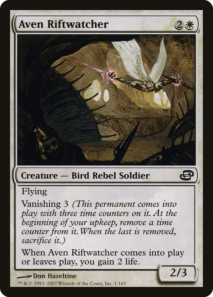 Aven Riftwatcher (PLC-001) [Planar Chaos] Foil MTG Single Wizards of the Coast