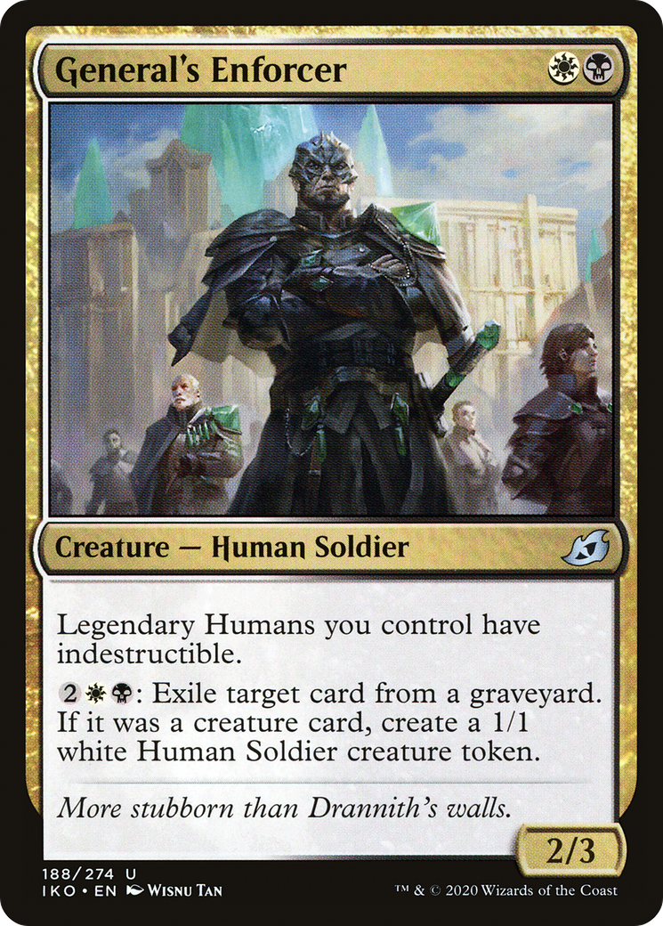 General's Enforcer (IKO-188) [Ikoria: Lair of Behemoths] MTG Single Wizards of the Coast