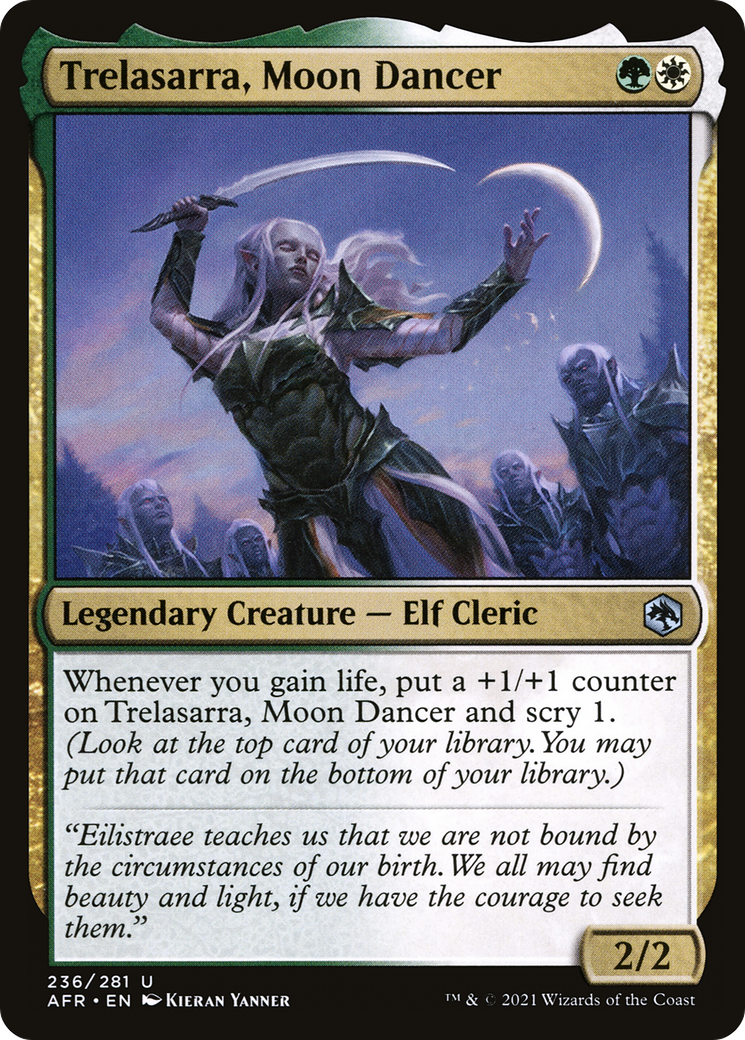 Trelasarra, Moon Dancer (AFR-236) [Adventures in the Forgotten Realms] MTG Single Wizards of the Coast