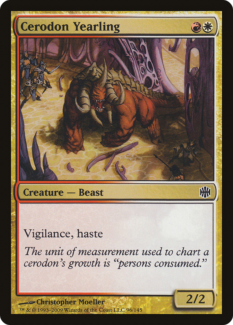 Cerodon Yearling (ARB-096) [Alara Reborn] Foil MTG Single Wizards of the Coast