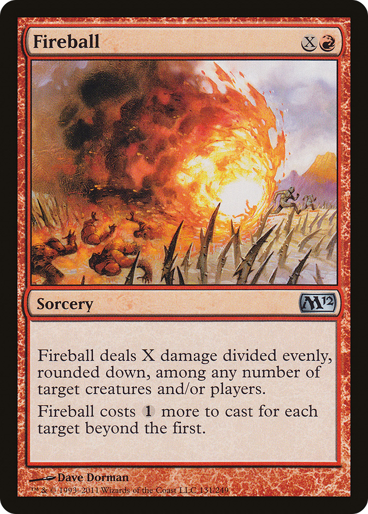 Fireball (M12-131) [Magic 2012] MTG Single Wizards of the Coast