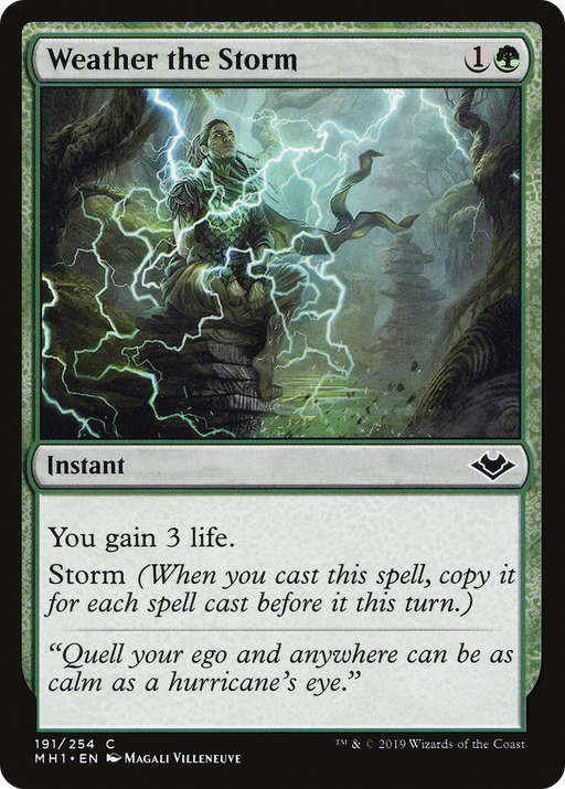 Weather the Storm (MH1-191) [Modern Horizons] Foil MTG Single Modern Horizons