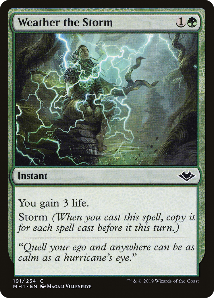 Weather the Storm (MH1-191) [Modern Horizons] MTG Single Modern Horizons