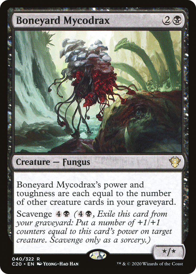Boneyard Mycodrax (C20-040) [Commander 2020] MTG Single Wizards of the Coast