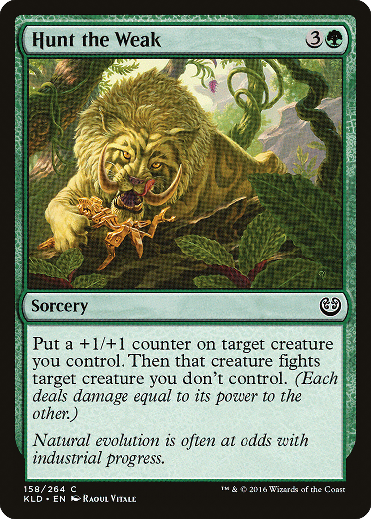 Hunt the Weak (KLD-158) [Kaladesh] MTG Single Wizards of the Coast