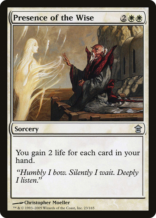 Presence of the Wise (SOK-023) [Saviors of Kamigawa] MTG Single Wizards of the Coast