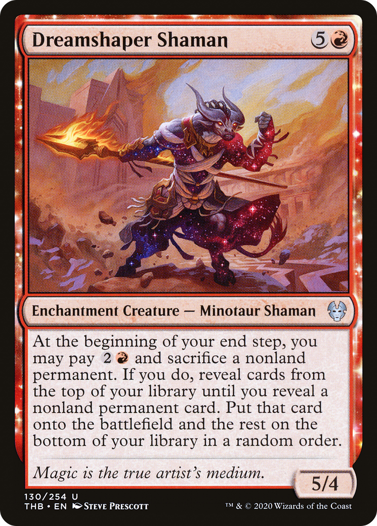 Dreamshaper Shaman (THB-130) [Theros Beyond Death] Foil MTG Single Wizards of the Coast