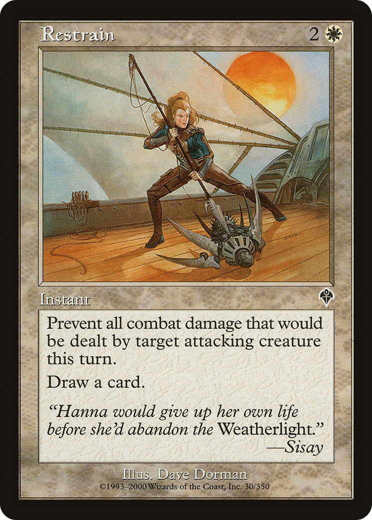 Restrain (INV-030) [Invasion] Foil MTG Single Wizards of the Coast