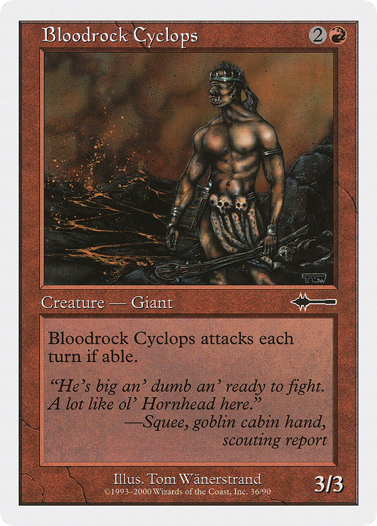 Bloodrock Cyclops (BTD-036) [Misc] Beatdown Box Set MTG Single Wizards of the Coast