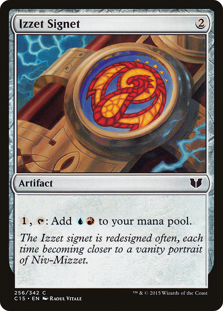 Izzet Signet (C15-256) [Commander 2015] MTG Single Wizards of the Coast