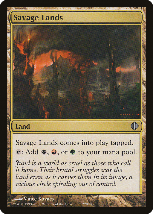 Savage Lands (ALA-228) [Shards of Alara] MTG Single Wizards of the Coast