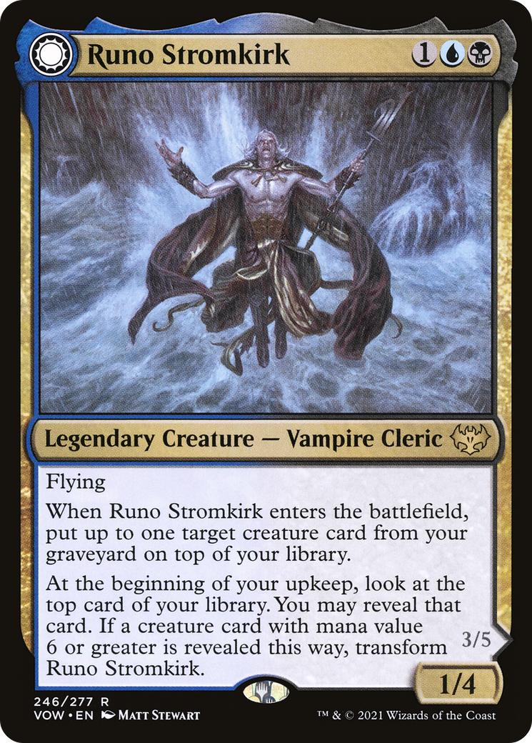 Runo Stromkirk (VOW-246) [Innistrad: Crimson Vow] Foil MTG Single Wizards of the Coast