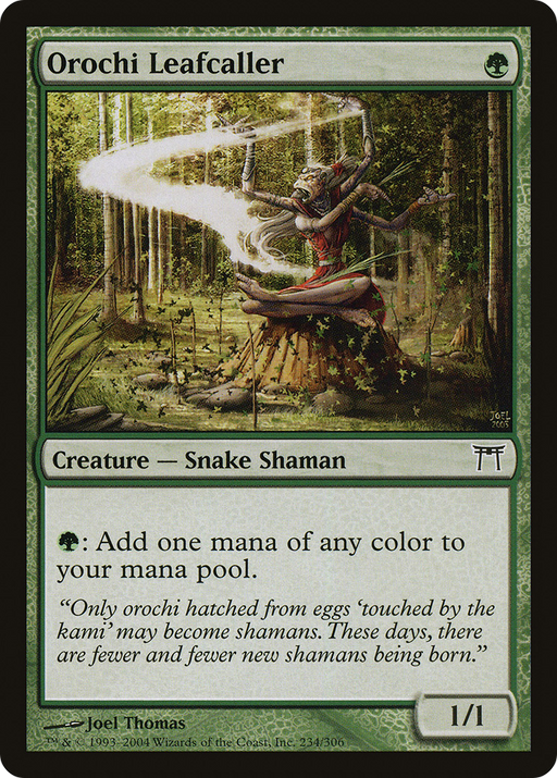 Orochi Leafcaller (CHK-234) [Champions of Kamigawa] MTG Single Wizards of the Coast