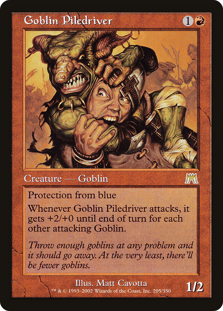 Goblin Piledriver (ONS-205) [Onslaught] MTG Single Wizards of the Coast