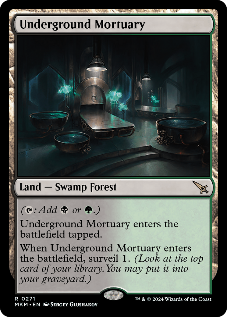 Underground Mortuary (MKM-271) [Murders at Karlov Manor] MTG Single Wizards of the Coast