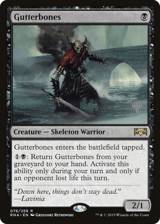 Gutterbones (PPM20-076) [Ravnica Allegiance Promos] MTG Single Wizards of the Coast