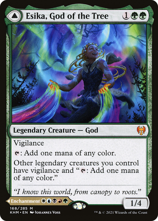 Esika, God of the Tree (KHM-168) [Kaldheim] MTG Single Wizards of the Coast