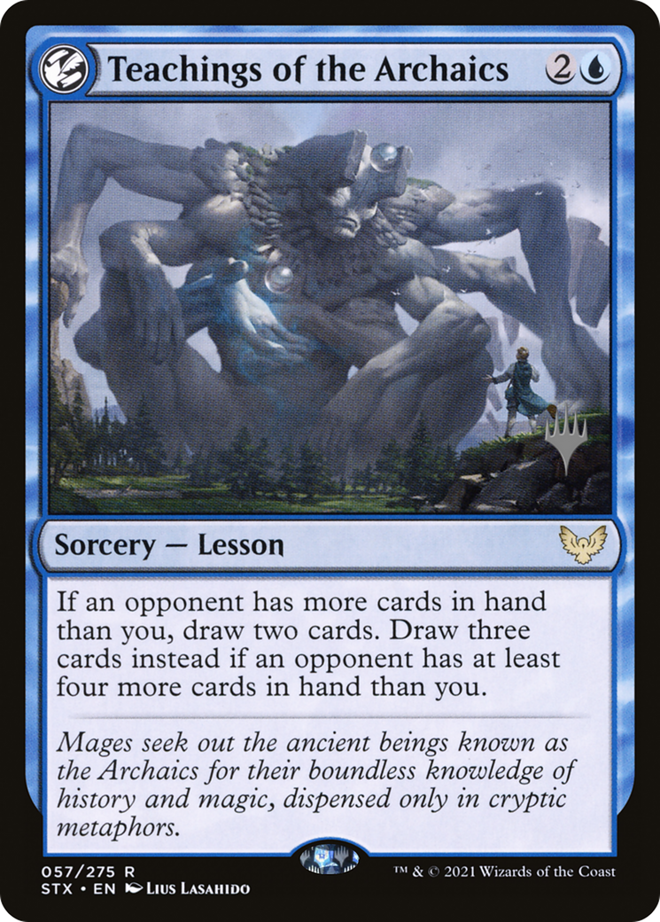 Teachings of the Archaics (PPSTX-57P) [Strixhaven: School of Mages Promos] Foil MTG Single Wizards of the Coast