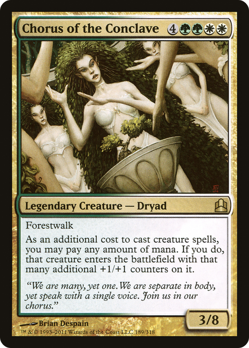 Chorus of the Conclave (CMD-189) [Commander 2011] MTG Single Wizards of the Coast