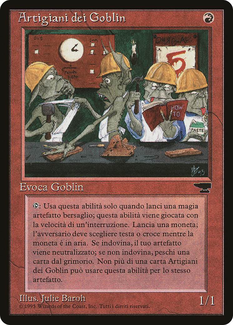 Goblin Artisans (REN-079) [Misc] Rinascimento MTG Single Wizards of the Coast
