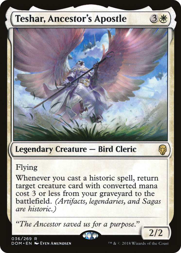 Teshar, Ancestor's Apostle (DOM-036) [Dominaria] MTG Single Wizards of the Coast