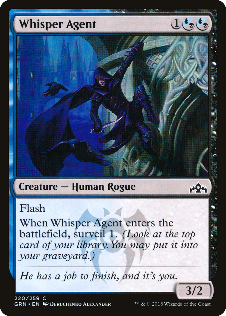 Whisper Agent (GRN-220) [Guilds of Ravnica] MTG Single Wizards of the Coast