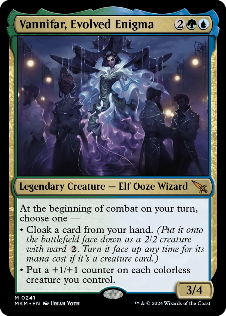 Vannifar, Evolved Enigma (MKM-241) [Murders at Karlov Manor] MTG Single Murders at Karlov Manor
