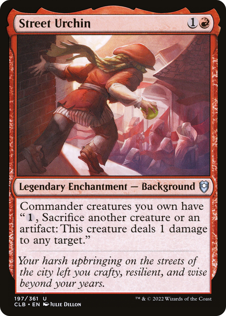 Street Urchin (CLB-197) [Commander Legends: Battle for Baldur's Gate] MTG Single Wizards of the Coast