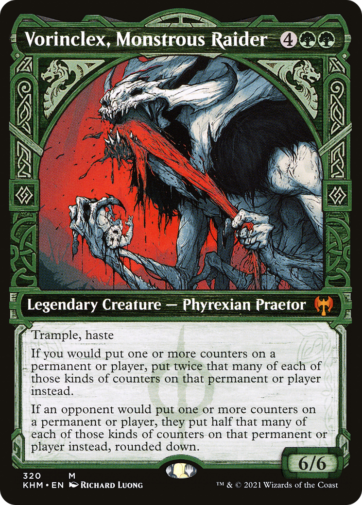 Vorinclex, Monstrous Raider (KHM-320) [Kaldheim] (Showcase) Foil MTG Single Wizards of the Coast