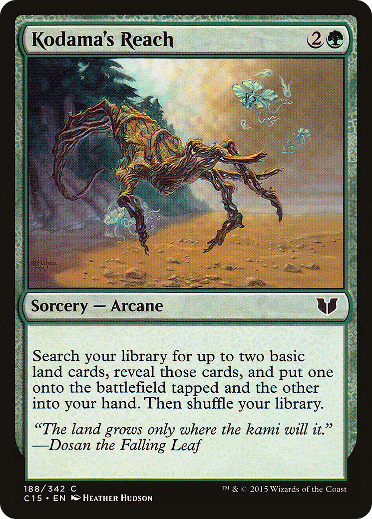 Kodama's Reach (C15-188) [Commander 2015] MTG Single Wizards of the Coast