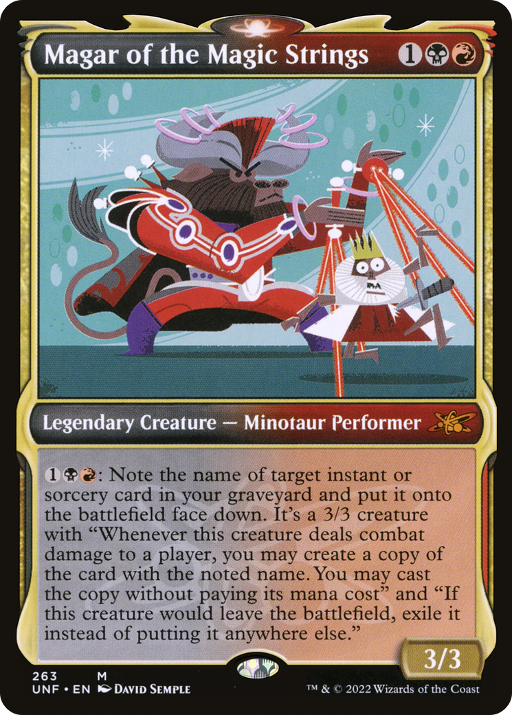 Magar of the Magic Strings (UNF-263) [Unfinity] (Showcase) Foil MTG Single Wizards of the Coast