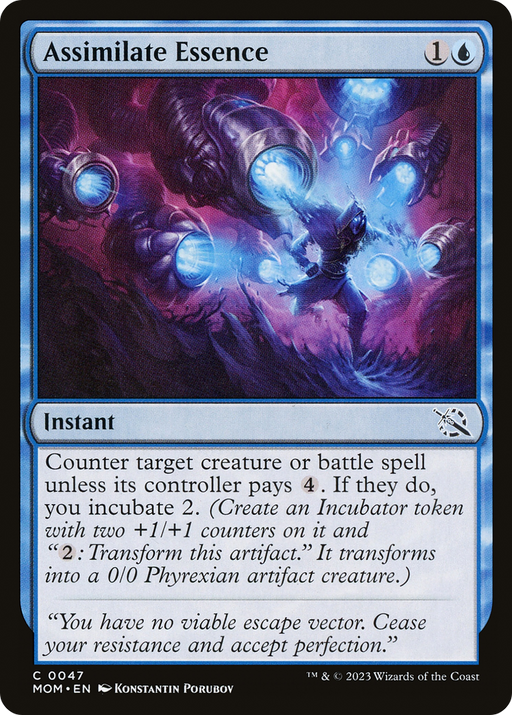 Assimilate Essence (MOM-047) [March of the Machine] MTG Single Wizards of the Coast