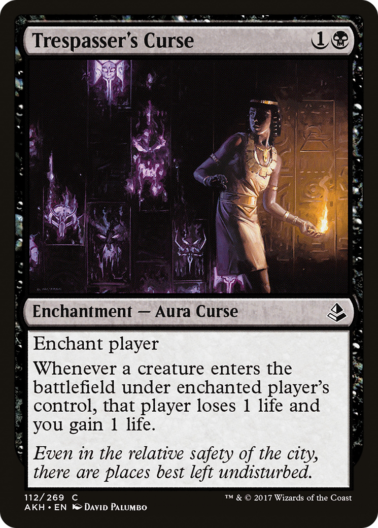 Trespasser's Curse (AKH-112) [Amonkhet] MTG Single Wizards of the Coast