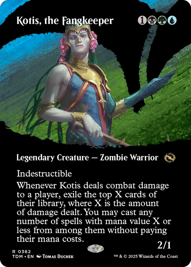 Kotis, the Fangkeeper (Borderless) (TDM-362) [Tarkir: Dragonstorm] MTG Single Wizards of the Coast
