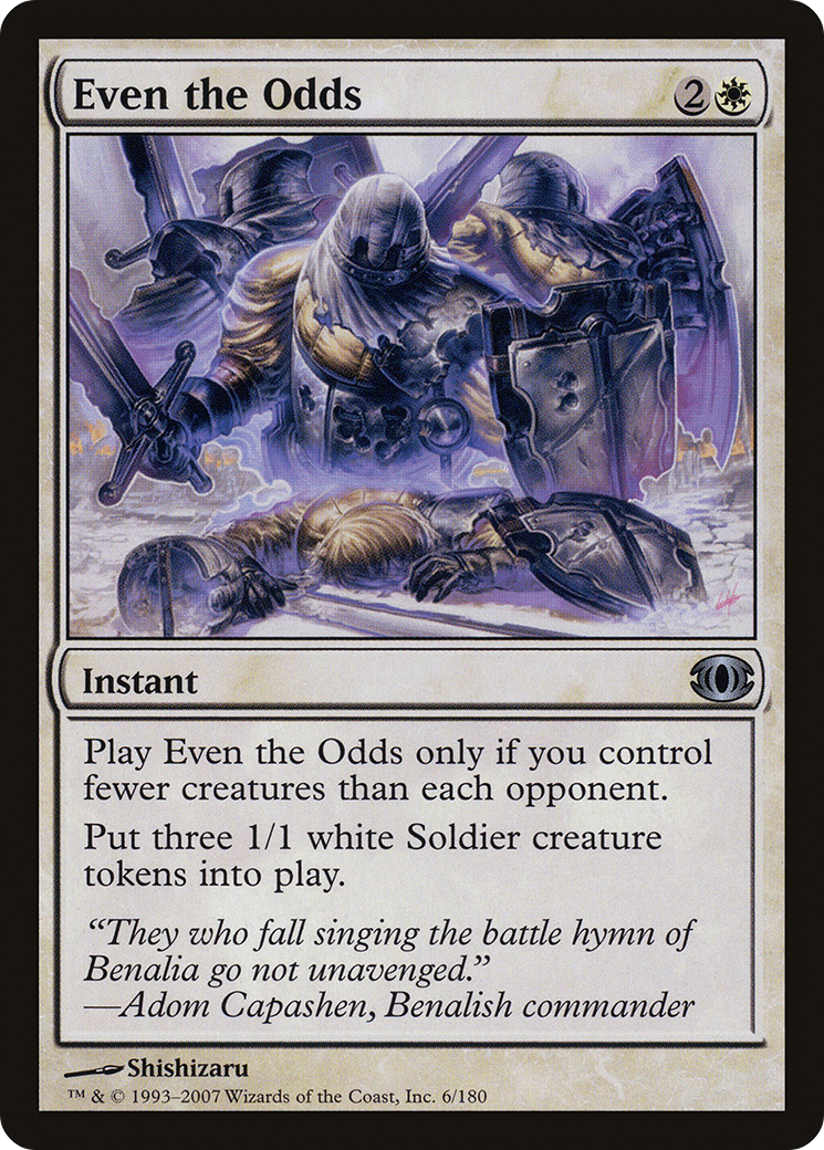 Even the Odds (FUT-006) [Future Sight] MTG Single Wizards of the Coast