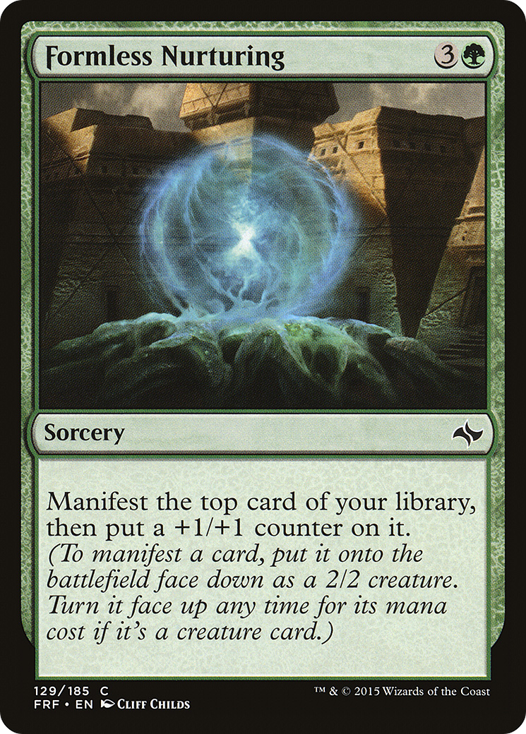 Formless Nurturing (FRF-129) [Fate Reforged] Foil MTG Single Wizards of the Coast
