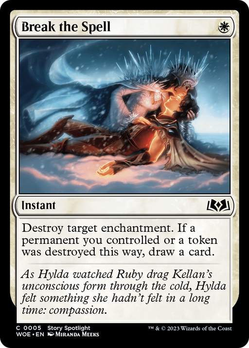 Break the Spell (WOE-005) [Wilds of Eldraine] Foil MTG Single Wizards of the Coast
