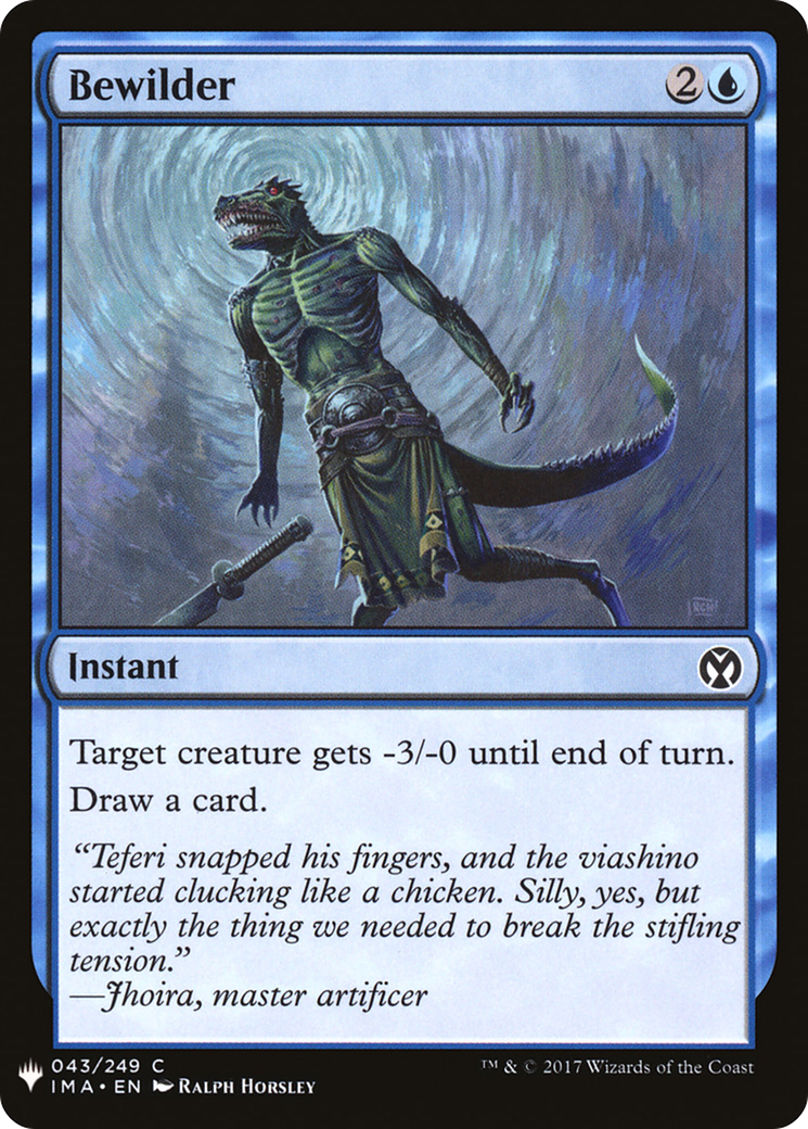 Bewilder (LIST-IMA-43) [Mystery Booster] The List MTG Single Wizards of the Coast