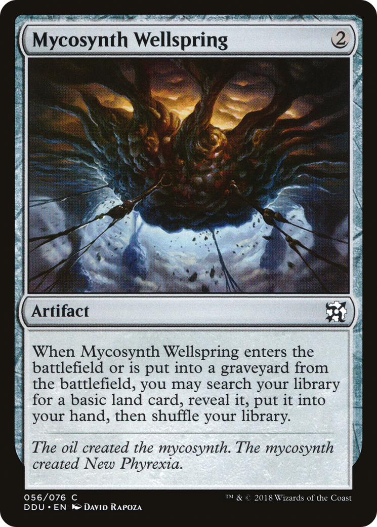 Mycosynth Wellspring (DDU-056) [Misc] Duel Decks: Elves vs. Inventors MTG Single Wizards of the Coast