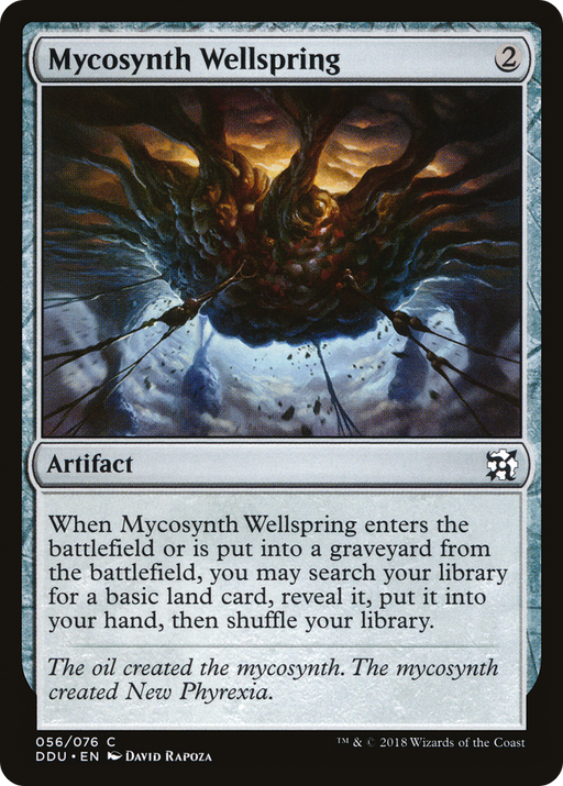 Mycosynth Wellspring (DDU-056) [Misc] Duel Decks: Elves vs. Inventors MTG Single Wizards of the Coast